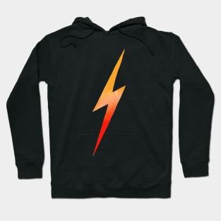 Orange-and-Red Lightning Bolt Hoodie